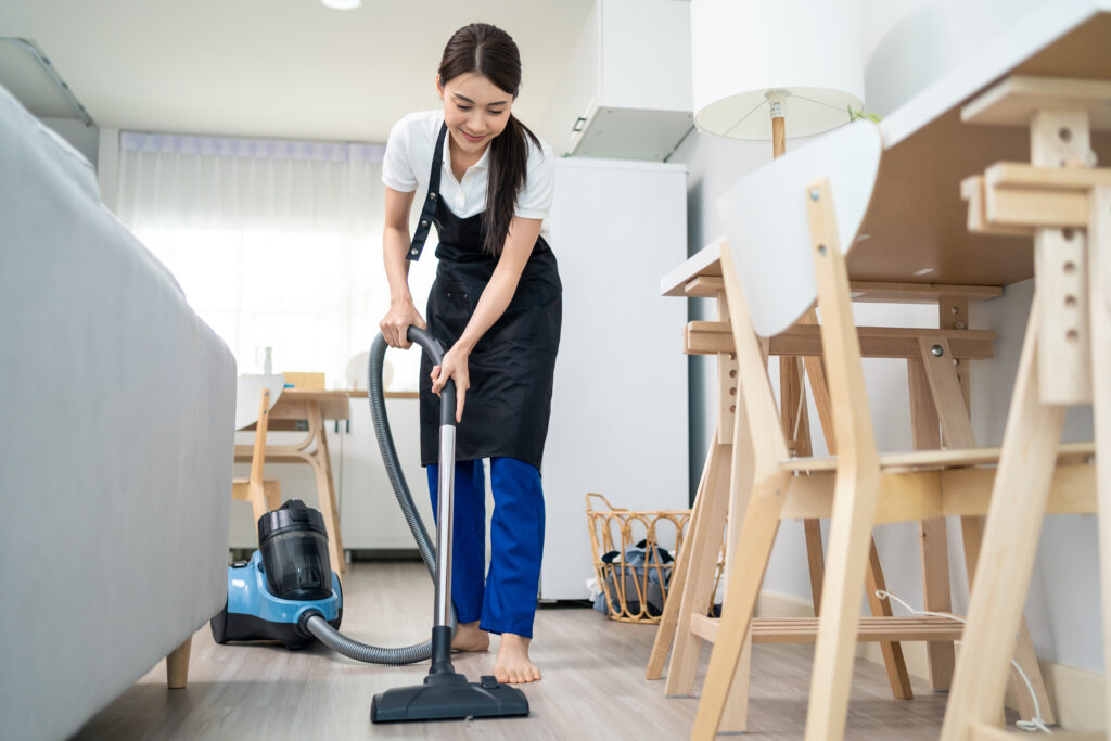 regular domestic cleaning tasks